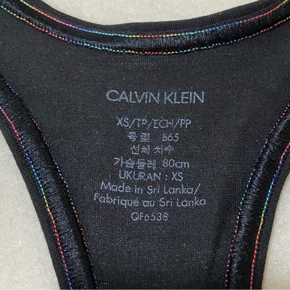 New CALVIN KLEIN Modern Cotton Pride Bra Size XS - Picture 4 of 5